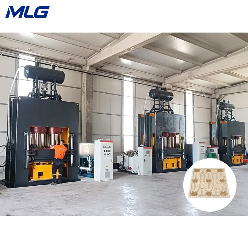 800T/1000T/1200Twood Pallet Machine Compressed Wood Pallet Production Line